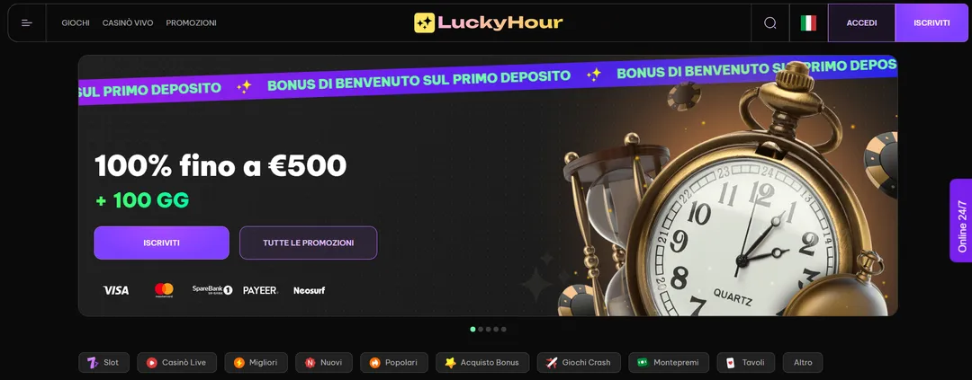 LuckyHour Casino